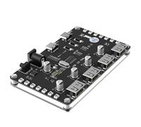 Adaptateur d'alimentation multiple 4 en 1 Hub USB 2.0 avec LED colorée pour PC, ordinateur portable, claviers, accessoires de bureau, hub LED