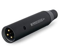 Adaptateur d'alimentation Phantom Pronomic P1 - pour connecter des micros Casque et lavalier à Une Table de mixage - Prise : Mini-XLR 3 Broches - fiche : XLR - Noir