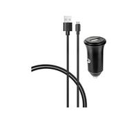 Adaptateur d'alimentation pour voiture - BIGBEN - 2.4 A - USB A - Câble Micro-USB 1,2 m - Charge rapide