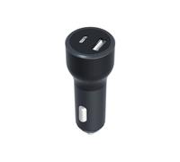 Chargeur voiture USB A + USB C 32W (12+20W) Power Delivery Noir Bigben