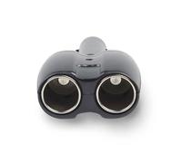 Nedis Dcpa002 - Adaptateur D'alimentation Pour Voiture - 85 Watt - 3.5 A - 2 Connecteurs De Sortie (Automobile Cigarette Lighter) - Noir