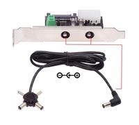 Adaptateur d'alimentation SATA/IDE pour carte mère vers DC 12 V/5 V Jumper adaptateur d'alimentation convertisseur avec support PCI-E de 12 cm