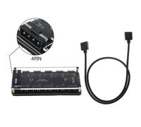 Adaptateur d'alimentation SATA pour GIGABYTE MSI A SUS, répartiteur de moyeu à 3 broches, 5V, AURA SYNC