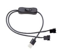 Adaptateur d'alimentation USB vers ventilateur à manchon PWM 5 V 3 broches/4 broches