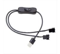 Adaptateur d'alimentation USB vers ventilateur à manchon PWM 5 V 3 broches/4 broches