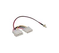 - Adaptateur d'alimentation ventilateur - alimentation interne 4 plots, alimentation interne - 3 broches pour alimentation interne 4 plots (M) - 15