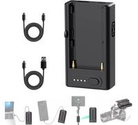 Adaptateur D'Alimentation Zgcine Plaque D'Adaptateur De Batterie Charge Rapide Sortie Multiple Pour Batterie Sony Np-F Pour Tous Les Appareils Photo Reflex/Sans Miroir.[Z231]