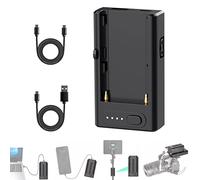 Adaptateur d'alimentation ZGCINE Plaque d'adaptateur de Batterie Charge Rapide Sortie Multiple pour Batterie Sony NP-F pour Tous Les appareils Photo Reflex/sans Miroir.