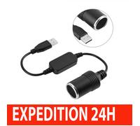 Adaptateur d'alimentation - ZISONIX - USB vers 12V - Noir - Universel - 8W