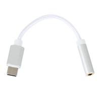 Adaptateur D'aluminium en Argenté Écouteurs Usb-c pour Alliage et Nylon
