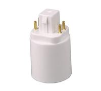 Adaptateur d'ampoule LED 4 broches à vis GX24Q Convertisseur d'ampoule Adaptateur de prise d'ampoule résistant à la chaleur Adaptateur de prise d'ampoule Adaptateur d'abat-jour Adaptateur de lampe tac