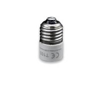Adaptateur d'ampoules E27 vers E14, compatible avec les lampes et les spots, idéal pour les conversions de socket et l'utilisation dans divers luminaires.