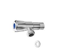 Adaptateur d'angle allongé en acier inoxydable avec flux régulable, résistance à la corrosion, montage mural facile, valves d'arrêt d'eau de salle de bain