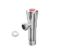 Adaptateur d'angle allongé en acier inoxydable avec flux régulable, résistance à la corrosion, montage mural facile, valves d'arrêt d'eau de salle de bain