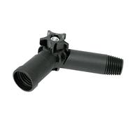 Adaptateur d'angle, aluminium anodisé, gris