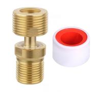 Adaptateur d'angle de douche en laiton massif avec articulation réglable | Vanne d'angle murale pour une haute résistance à la pression et une installation facile, compatible avec différents