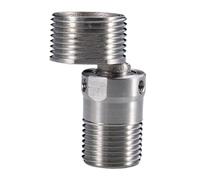 Adaptateur d'angle de robinet de douche réglable - Pied de connecteur incurvé en acier inoxydable | Extension de robinet coudée flexible pour une utilisation dans la salle de bain | Accessoire de