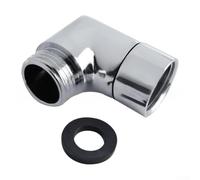 Adaptateur d'angle en cuivre robuste pour pommeau de douche, coude à 90 degrés pour pulvérisateur à main, empêche le tuyau de se tordre contre le mur, installation facile sans outil