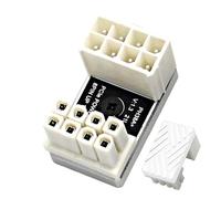 Adaptateur d'angle GPU à 180 degrés, connecteur coudé à 180 degrés pour GPU - Adaptateur d'angle U Turn GPU 8P - Adaptateur GPU résistant à l'usure, connecteur GPU en métal pour Les Jours, Jeux