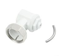 Adaptateur d'angle M30 x 1,5 pour tête de thermostat de radiateur Oventrop, connexion gauche/droite pour système de chauffage Retrofit, raccord en plastique et métal peu encombrant