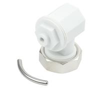Adaptateur d'angle pour thermostat de radiateur Oventrop M30 x 1,5, design peu encombrant pour contrôle de la température