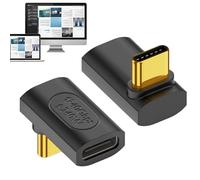Adaptateur d'angle Type C C 8K | Adaptateur C pour Haute définition 8K | Adaptateurs pour Ordinateur Portable pour Transmission Rapide pour l'école, Les Voyages, Les Voyages d'affaires, C