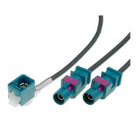 Adaptateur d'antenne - ADNAUTO - Fakra F vers 2x Fakra M - 0.25m - Universel - VW MFD2/RNS-300