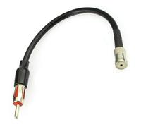 Adaptateur d'antenne autoradio ISO vers DIN, câble convertisseur Audio FM/AM pour autoradio stéréo Compatible Dab, Partie extérieure