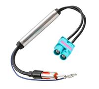 Adaptateur D'antenne De Voiture Dual Fakra | Adaptateur Double Fakra vers Prise DIN (Motorola Type) Connecteur pour Volkswagen VW Golf Polo Audi BMW Récepteur Unité de Tête Stéréo