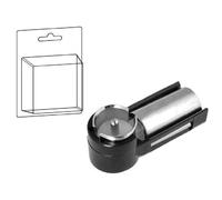 Adaptateur d'antenne - DIN F/ISO M coude - sous blister