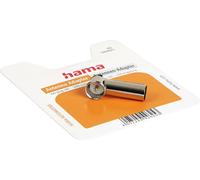 Hama Adaptateur d'antenne (fiche ISO mâle 90° - fiche DIN Femelle) Argent
