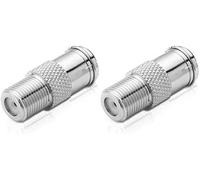 Adaptateur d'antenne, Prise F vers Prise IEC, Adaptateur pour connecter Les connexions IEC aux connexions Satellite, Lot de 2