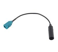 Adaptateur d'antenne radio, câble adaptateur d'antenne radio FM AM universel pour voiture Fakra Z femelle vers prise DIN câble de connecteur pour récepteur audio stéréo de voiture HD Media Player