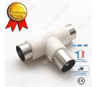 Adaptateur d'antenne - TD® - T-type - 1 mâle 2 femelles - Universel - Intérieur