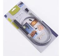 Adaptateur d'arbre de forage flexible, extension de style ergonomique pour meuleuse électrique et perceuse avec mandrin à 3 mâchoires, sculpture San(A)