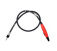 Adaptateur d'arbre flexible, mandrin de câble d'extension pour perceuse flexible compatible avec les meuleuses rotatives Dremel (6 mm)