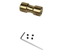 Adaptateur d'arbre moteur rigide en laiton, Joints d'accouplement d'arbre de moteur en laiton D9 L20, 2 pièces, for bateau, voiture, avion RC, plusieurs tailles