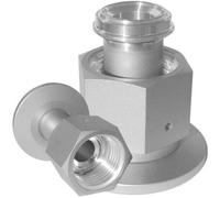 Adaptateur d'aspirateur femelle KF vers VCR en acier inoxydable, bride NW-50, assemblage facile sans outil, 1 pièce(KF-16 3/8inch VCR Female)