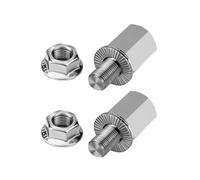 Adaptateur D'Attelage de Moyeu de Vélo, Adaptateur D'Axe Traversant M10x1,0, Connecteur Universel D'Attelage de Remorque de Vélo.