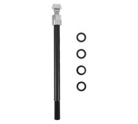 Adaptateur D'attelage de Remorque pour Vélo Axe Traversant M12x1.75 | Alliage D'aluminium et Acier Inoxydable, Montage Facile, Usage Cargo et Utilitaire, Noir