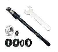 Adaptateur d'attelage M12 x 1,0 pour remorque de vélo avec axe traversant de 160 à 178 mm, pour Thule pour Qeridoo Croozer avec lliage d'aluminium