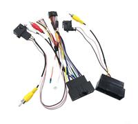 Adaptateur d'autoradio Canbus avec câble d'alimentation pour Ford Focus 2011-2019, faisceau de câblage d'interface audio ABS, installation directe et Play, connecteur stéréo de véhicule 12 V