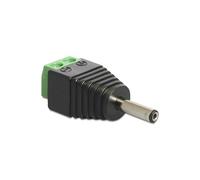 adaptateur dc 1,3 x 3,5 mm prise mâle > - terminalblock 2 pin, 65434