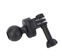 Adaptateur de à Bille 1 Pouce en Alliage D'aluminium et Caoutchouc pour Insta360 One X2 X One R RS GO 2 B, Bras à Double Douille, Adaptateur de à Bille pour