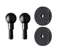 Adaptateur de à tête sphérique en Aluminium de 15mm 1/4 Pouces, Accessoires de pour trépied d ' Appareil Photo, Construction en Aluminium, entretoise Noire