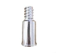 Adaptateur de balai d'extension avec extrémité filetée, fabriqué à partir d'alliage d'aluminium robuste pour étendre la portée et fixer en toute sécurité les têtes de balai