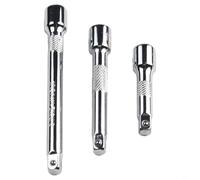 Adaptateur de barre d'extension en acier au chrome vanadium 6,35 mm pour clés à douille compatible avec Wobble et utilisation standard
