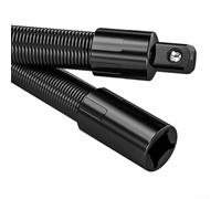 Adaptateur de barre d'extension pour clé à douille 250 mm 350 mm arbre flexible pour clé à cliquet et perceuse électrique, compatible avec Square Inter(250 mm)