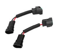 Adaptateur de base de lampe d'ampoule H11, support de faisceau de prise de fil, source de lumière halogène haute luminosité, matériau ABS durable, ajustement universel pour la