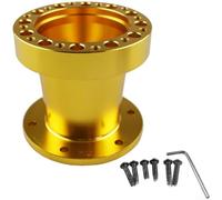 Adaptateur de base d'extension de volant de voiture pour un placement optimisé de la main et une réduction de la flexion du poignet pendant le fonctionnement (doré 76 mm)